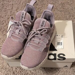 adidas Kaptir Flow Lilac Knit Athletic Sneakers